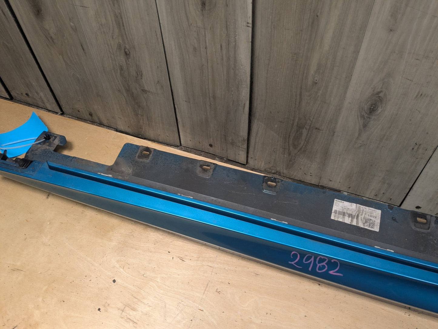 20-24 OEM BMW F44 228 M235 M SPORT Left Driver Side Skirt Rocker Panel Blue