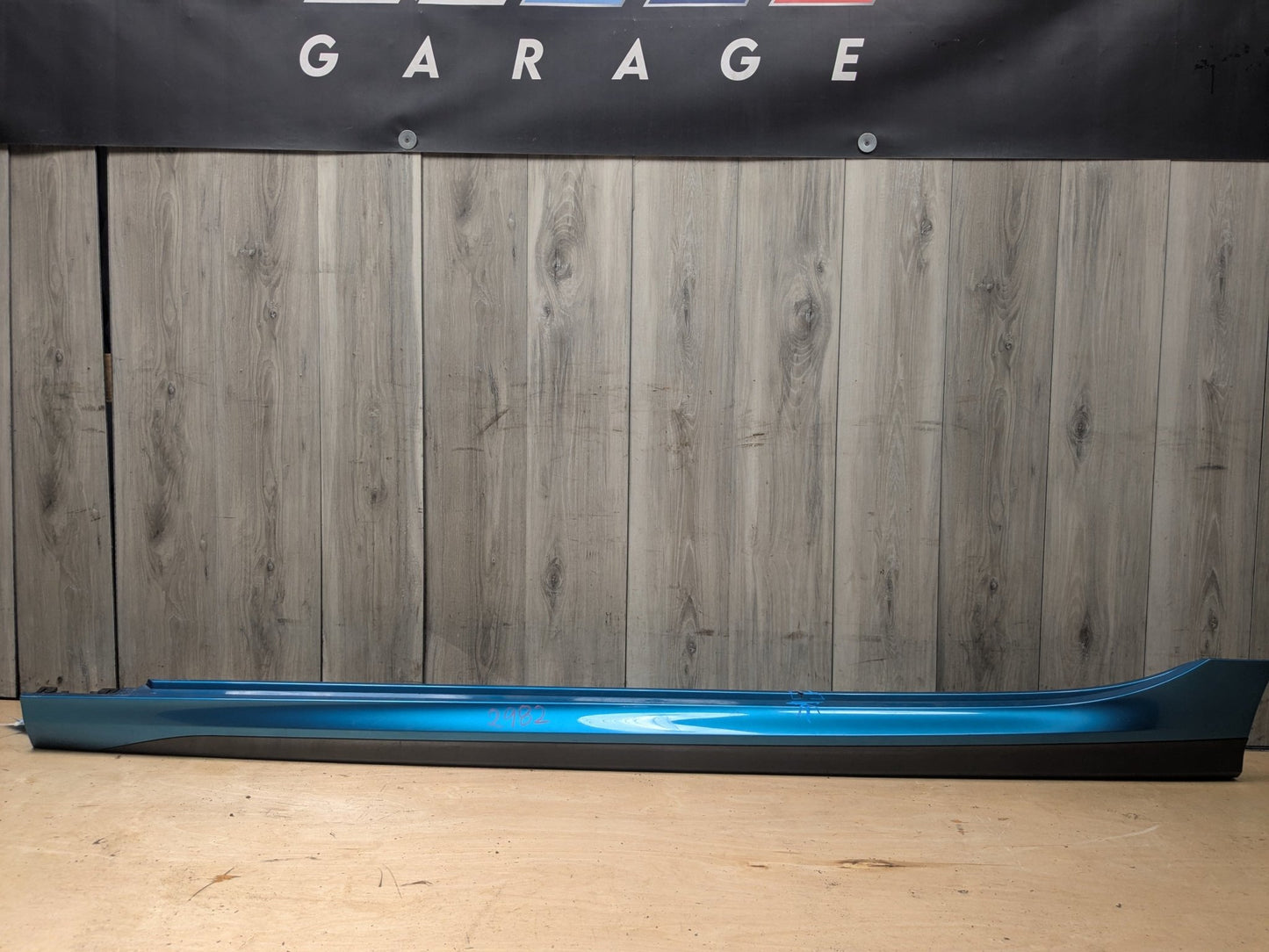 20-24 OEM BMW F44 228 M235 M SPORT Left Driver Side Skirt Rocker Panel Blue