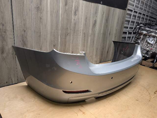 *12-15 OEM BMW F30 335 PRE-LCI Rear Bumper Cover LINES Trim Dual Exhaust Gray