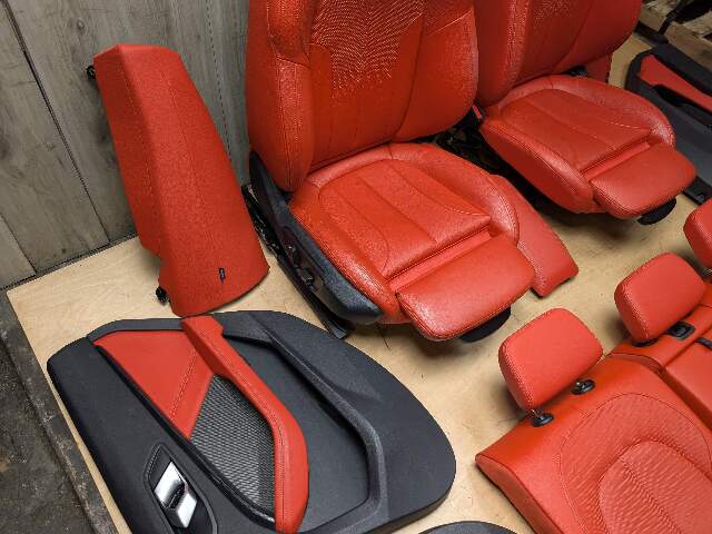 20-24 OEM BMW F44 228 M235 Front Rear RED Interior Seats Door Panels COMPLETE