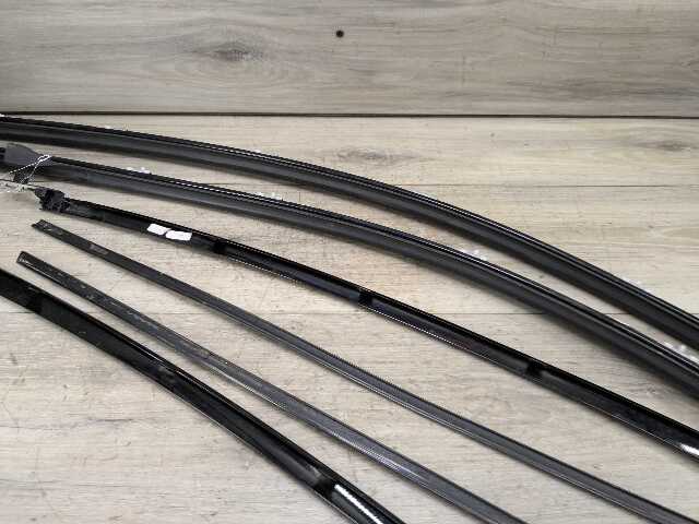 *14-20 OEM BMW F32 F82 M4 BLACK GLOSSY Shadow Line Frame Molding Door Body Trims