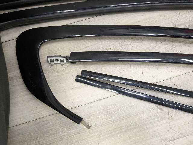 *14-20 OEM BMW F32 F82 M4 BLACK GLOSSY Shadow Line Frame Molding Door Body Trims