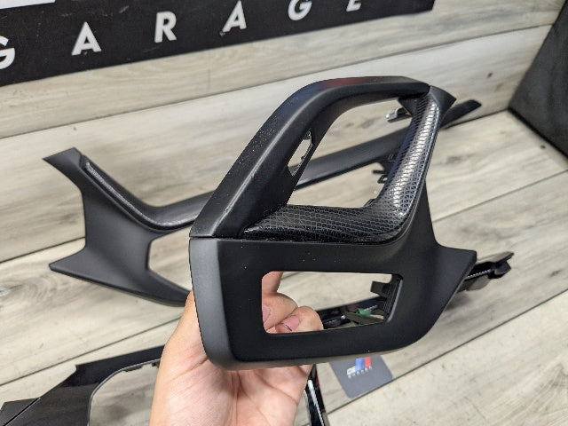 20-24 OEM BMW F44 228 M235 Center Console Dash Interior Trim SET Black