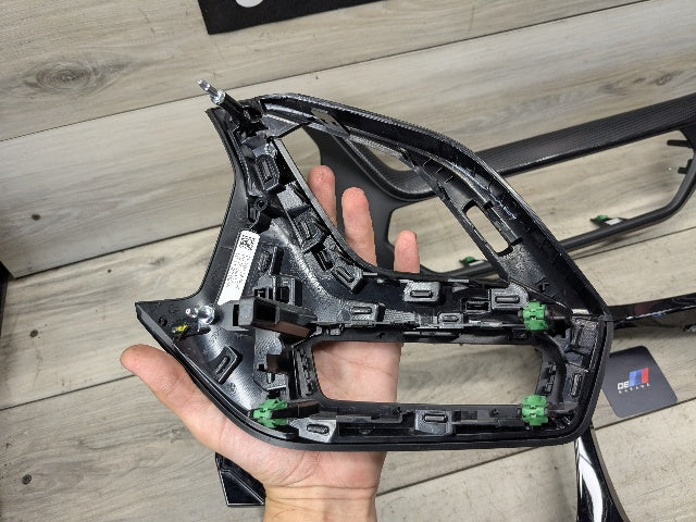 20-24 OEM BMW F44 228 M235 Center Console Dash Interior Trim SET Black