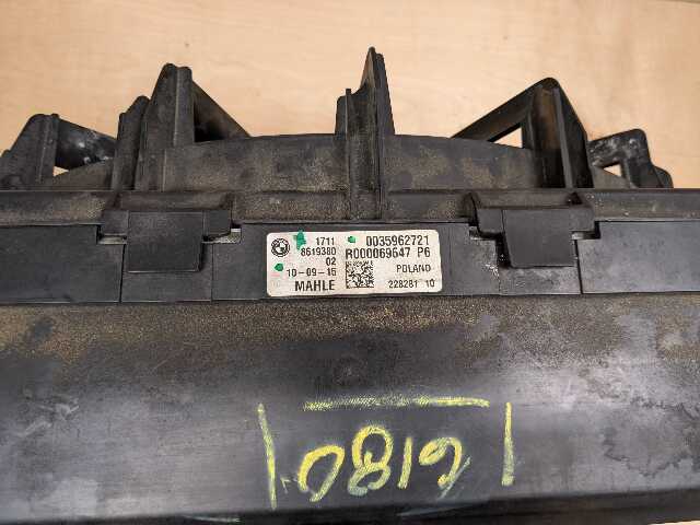 16-19 OEM BMW G12 750 G30 M550 Engine N63R Radiators Cooling Fan Shroud 850W