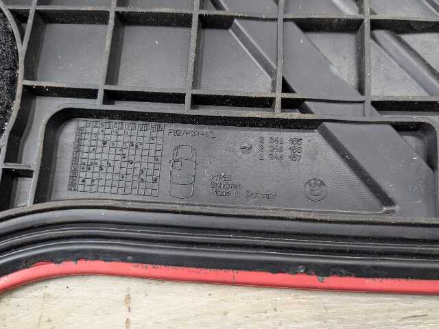 OEM BMW F32 F33 F36 F82 F83 Front Left Right All Weather Floor Rubber Mats PAIR
