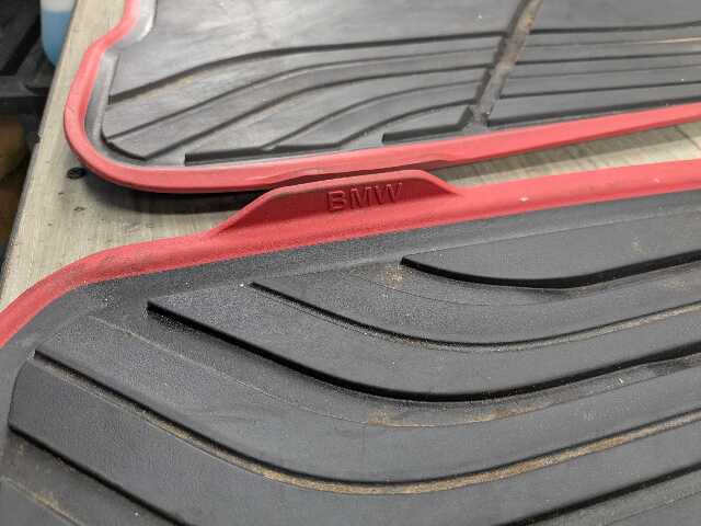 OEM BMW F32 F33 F36 F82 F83 Front Left Right All Weather Floor Rubber Mats PAIR
