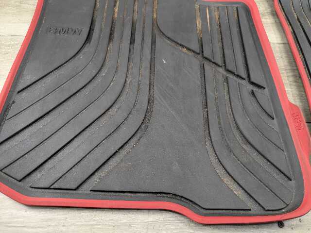 OEM BMW F32 F33 F36 F82 F83 Front Left Right All Weather Floor Rubber Mats PAIR