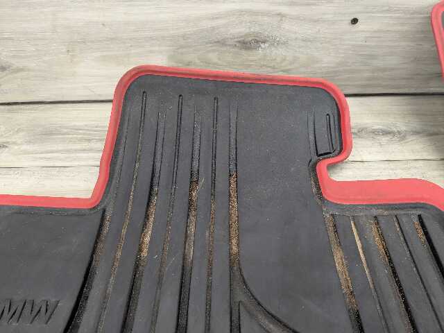 OEM BMW F32 F33 F36 F82 F83 Front Left Right All Weather Floor Rubber Mats PAIR