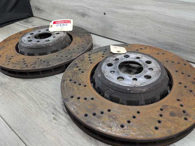*21-25 OEM BMW G80 G82 G83 G87 M2 M3 M4 FRONT Left Right Brake Disc Rotors PAIR