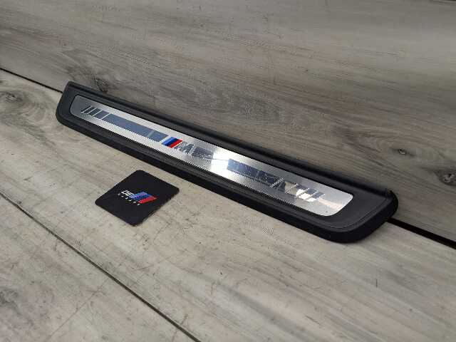 19-24 OEM BMW G20 G21 G26 M SPORT Front Left Right Door Sill Plate Molding Trim