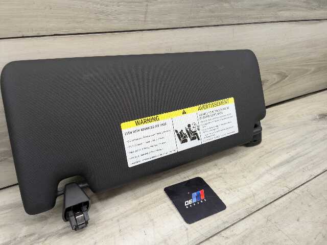 19-24 OEM BMW G20 G80 330 M340 M3 Right Passenger Side Interior Sun Visor Black