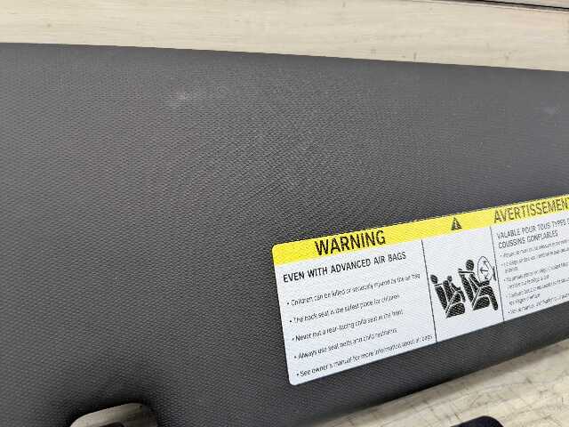 19-24 OEM BMW G20 G80 330 M340 M3 Right Passenger Side Interior Sun Visor Black