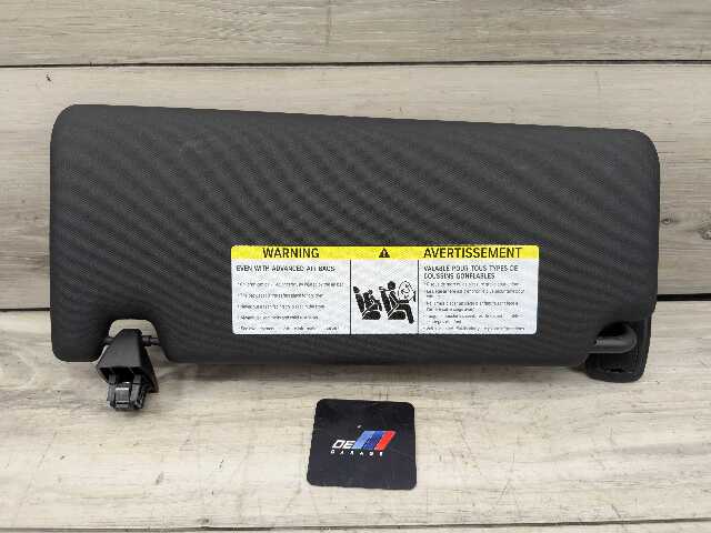 19-24 OEM BMW G20 G80 330 M340 M3 Right Passenger Side Interior Sun Visor Black
