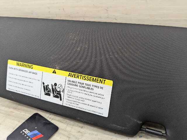 19-24 OEM BMW G20 G80 330 M340 M3 Left Driver Side Interior Sun Visor Black