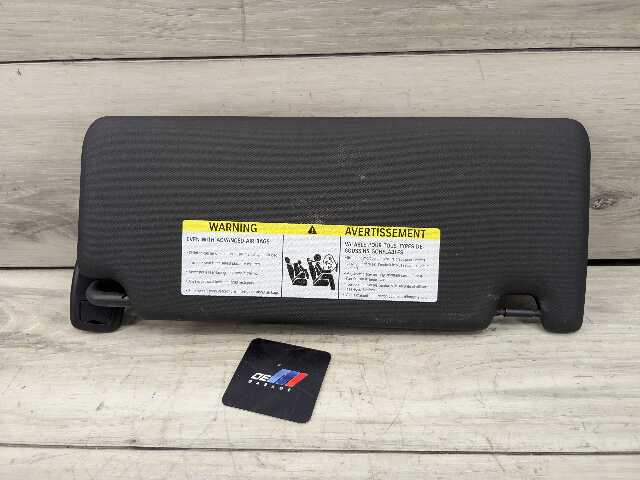 19-24 OEM BMW G20 G80 330 M340 M3 Left Driver Side Interior Sun Visor Black