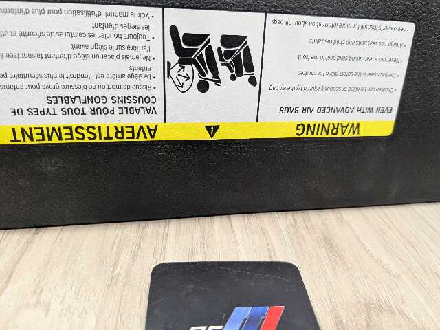 20-24 OEM BMW F44 228 M235 Right Passenger Sun Visor Shade Black