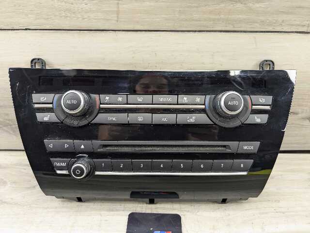 *14-19 OEM BMW F15 F16 F85 X5 X6 AC Climate Heater Control Radio Media Switch