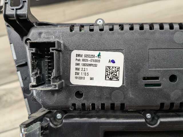 *14-19 OEM BMW F15 F16 F85 X5 X6 AC Climate Heater Control Radio Media Switch