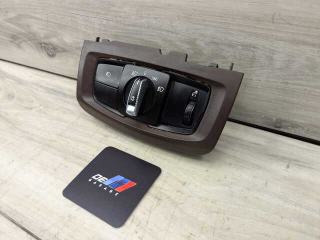 OEM BMW F15 F16 F85 F86 X5 X6 Headlight Switch Control Panel Light Module WINE