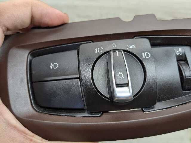 OEM BMW F15 F16 F85 F86 X5 X6 Headlight Switch Control Panel Light Module WINE