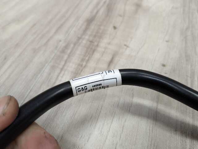 16-19 OEM BMW G11 G12 740 750 Negative Battery Cable Terminal IBS Sensor Black