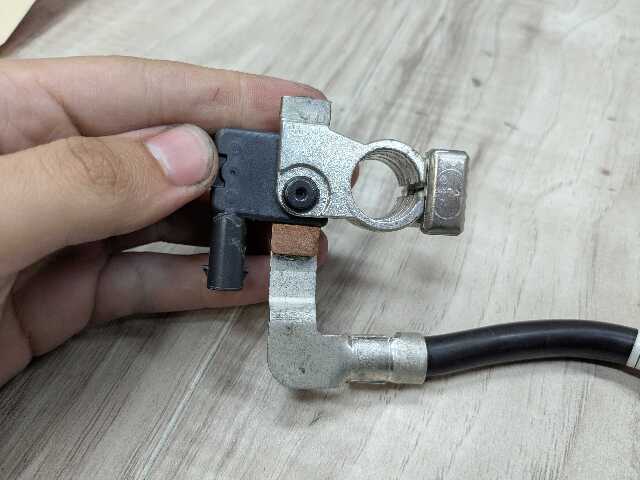 16-19 OEM BMW G11 G12 740 750 Negative Battery Cable Terminal IBS Sensor Black