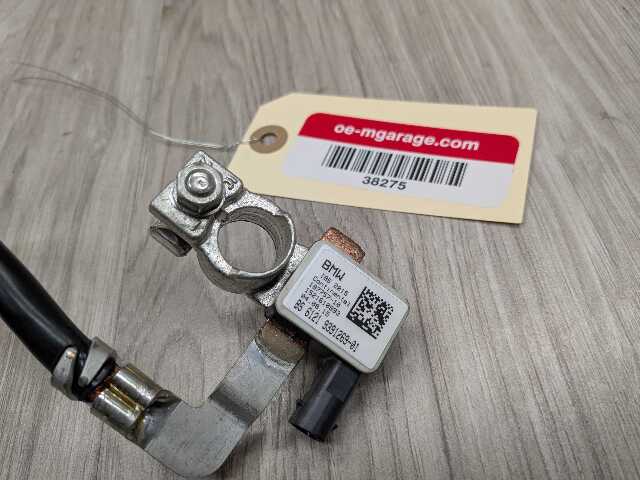 16-19 OEM BMW G11 G12 740 750 Negative Battery Cable Terminal IBS Sensor Black