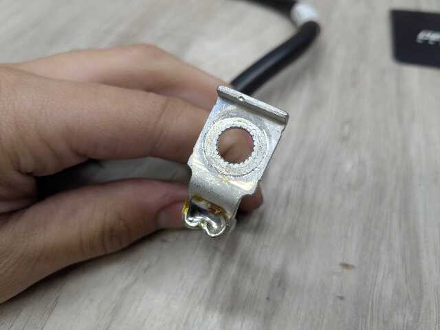16-19 OEM BMW G11 G12 740 750 Negative Battery Cable Terminal IBS Sensor Black