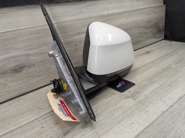 14-18 OEM BMW F15 X5 Left Driver Side Mirror Assembly Auto Dip Heated White