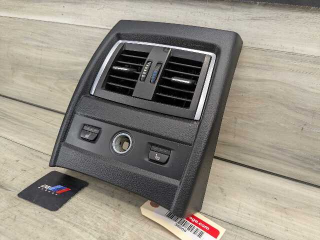 OEM BMW F30 F80 F36 F32 M3 Rear Air Vent Panel Trim Cover Black HEATED SEATS