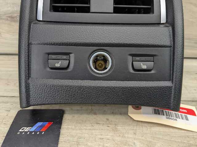 OEM BMW F30 F80 F36 F32 M3 Rear Air Vent Panel Trim Cover Black HEATED SEATS