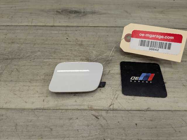 14-18 OEM BMW F15 REAR Bumper Tow Hook Cover White 300