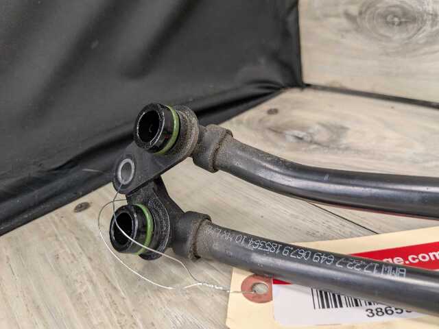 14-19 OEM BMW F15 F16 X5 X6 Transmission Oil Cooler Inlet Outlet Hose Line N55