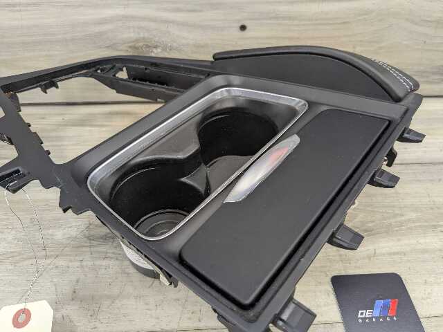 15-20 OEM BMW F80 F82 F83 M3 M4 Center Console Leather Trim Cover Black