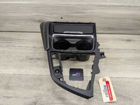 15-20 OEM BMW F80 F82 F83 M3 M4 Center Console Leather Trim Cover Black