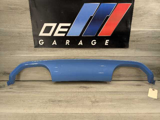 15-20 OEM BMW F80 F82 F83 M3 M4 REAR Bumper Cover Lower Diffuser Blue B68