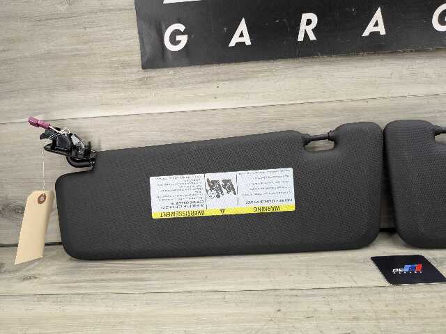 19-25 OEM BMW F95 G05 X5 X5M Interior Left Right Sun Visor Black SET