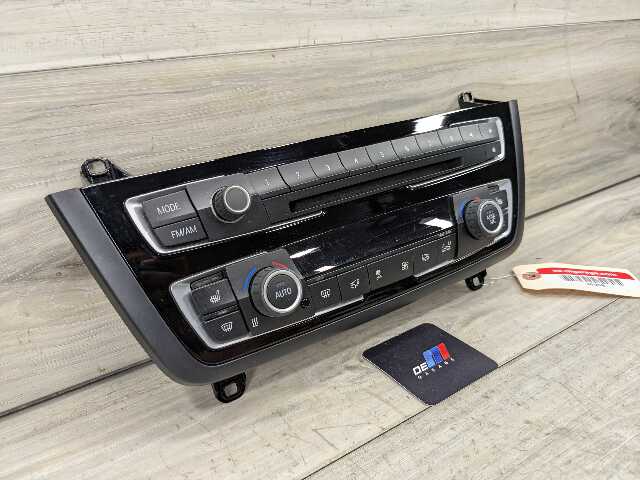 12-16 OEM BMW F22 F32 F30 F36 M4 M3 AC Heater Control Panel Radio Media Buttons