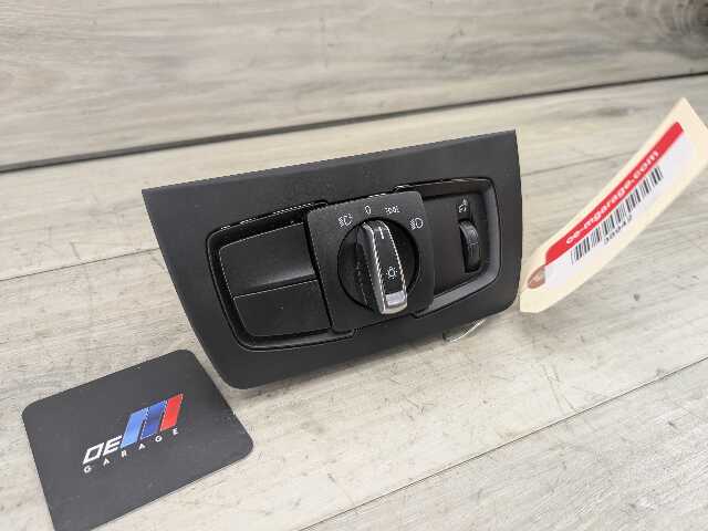 OEM BMW F22 F30 F32 F36 F80 Headlight Switch Control Panel Light Module BLACK