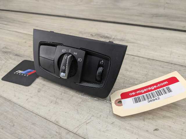 OEM BMW F22 F30 F32 F36 F80 Headlight Switch Control Panel Light Module BLACK