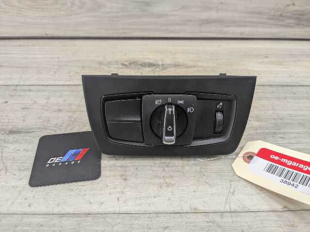 OEM BMW F22 F30 F32 F36 F80 Headlight Switch Control Panel Light Module BLACK