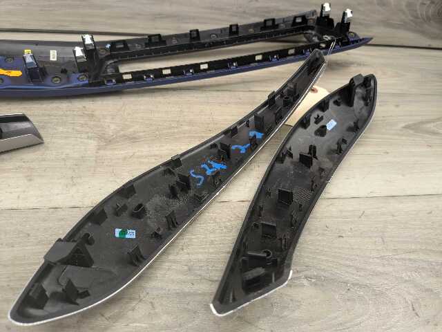 12-20 OEM BMW F30 F32 F36 ALUMINUM Interior Dash Door Center Console Trim SET