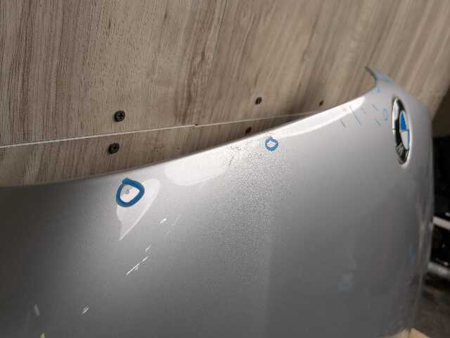 14-19 OEM BMW F15 F16 F85 F86 X5 X6 X5M X6M Hood Bonnet Panel Silver A83