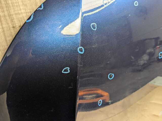 *09-11 OEM BMW E90 E91 328 335 LCI Sedan Hood Bonnet Panel Blue A76