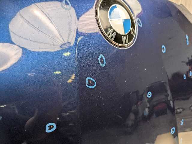 *09-11 OEM BMW E90 E91 328 335 LCI Sedan Hood Bonnet Panel Blue A76