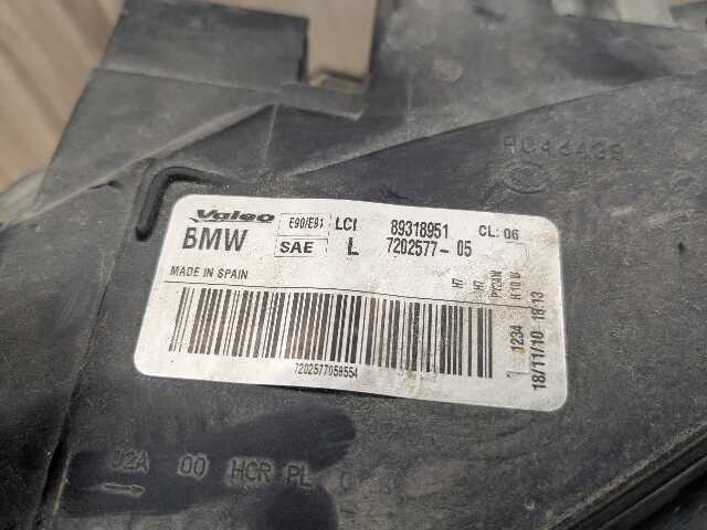 *09-11 OEM BMW E90 E91 328 335 LCI Left Driver Side Halogen Headlight w/ Modules