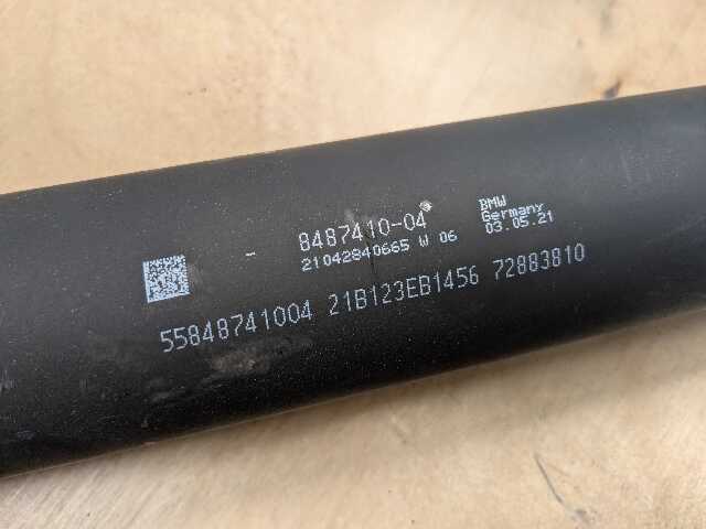 19-23 OEM BMW G05 G06 X5 X6 40i RWD Rear Driveshaft Drive Shaft Propeller B58C