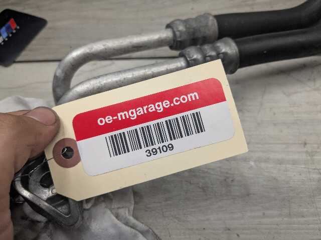 OEM BMW F80 F82 F83 F87 M3 M4 Transmission Oil Cooler Inlet Outlet Hose Line S55