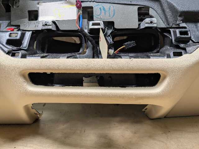 *19-23 OEM BMW G05 G07 X5 LEATHER Dashboard Cover Trim Panel BLACK/BEIGE w HUD